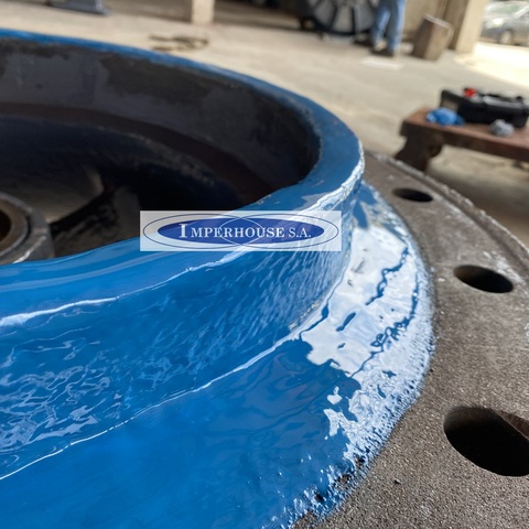 Campana superior con recubrimiento ceramico epoxico