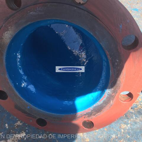 Codo de 6 pulgadas con recubrimiento cerámico